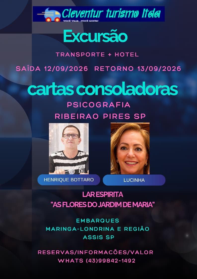 CARAVANA DORA -  MARINGA -LONDRINA - PASSA EM ASSIS SÃO PAULO